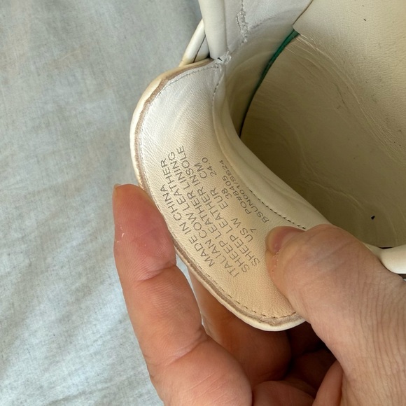 Quince Italian Leather Lug Sole Loafers in Bone US 7 EU 38 - Picture 9 of 10